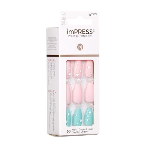 KISS KISS Sztuczne Paznokcie samoprzylepne imPress - KIMM06 (rozmiar M) 1op.(30szt)