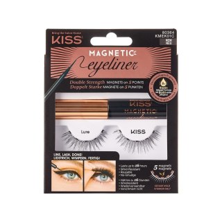 KISS KISS Zestaw Lure (rzęsy magnetyczne + eyeliner) 1op