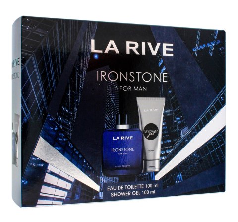 LA RIVE LA RIVE Zestaw prezentowy Ironstone For Man (Woda toaletowa 100 ml + Żel pod prysznic 100 ml)