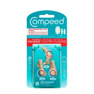 LACTACYD COMPEED Plastry na pęcherze - Mix rozmiarów 1 op. - 5 szt.
