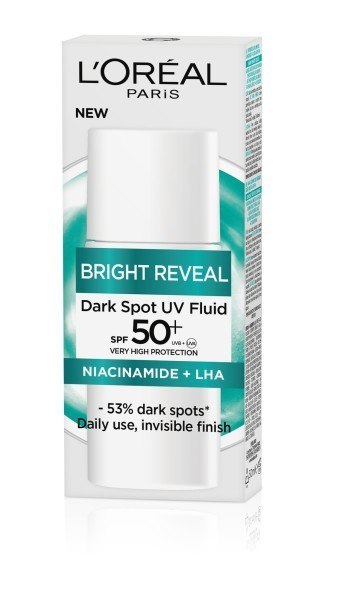 LOREAL LOREAL Bright Reveal Fluid redukujący przebarwienia SPF 50+ 50ml