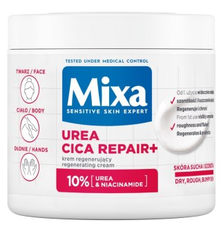 LOREAL MIXA Urea Cica Repair+ Krem regenerujący do twarzy i ciała 400 ml