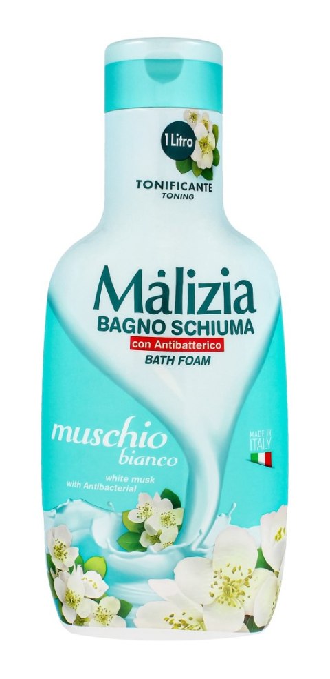 MALIZJA MALIZIA Płyn do kąpieli Białe Piżmo 1000 ml