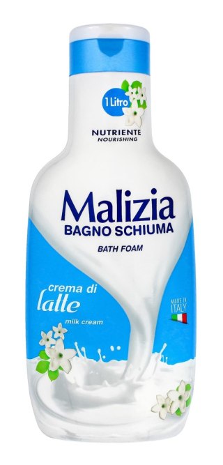 MALIZJA MALIZIA Płyn do kąpieli Cream di Latte Mleczna pianka 1000 ml