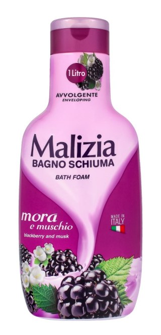 MALIZJA MALIZIA Płyn do kąpieli Jeżyna i Piżmo 1000 ml