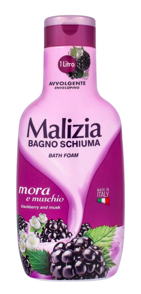 MALIZJA MALIZIA Płyn do kąpieli Jeżyna i Piżmo 1000 ml