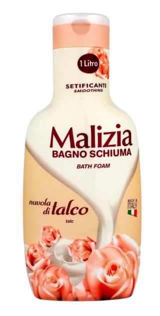 MALIZJA MALIZIA Płyn do kąpieli Nuvola Di Talco 1000 ml