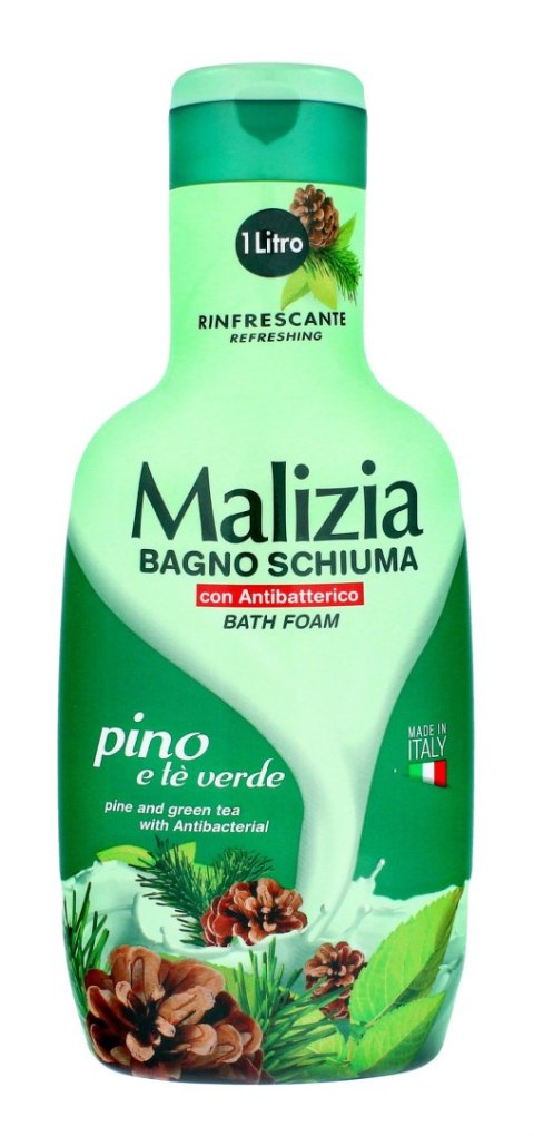 MALIZJA MALIZIA Płyn do kąpieli Sosna i Zielona Herbata 1000 ml