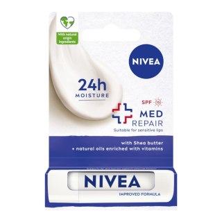 NIVEA NIVEA Lip Care Regeneracyjna pomadka do ust Med Repair 4.8 g