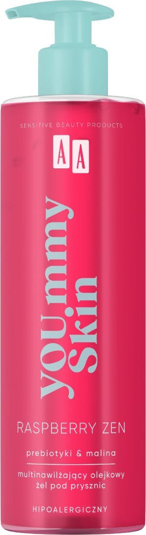 OCEANIC AA YOU.mmy Skin Raspberry Zen Multinawilżający Olejkowy Żel pod prysznic 400ml
