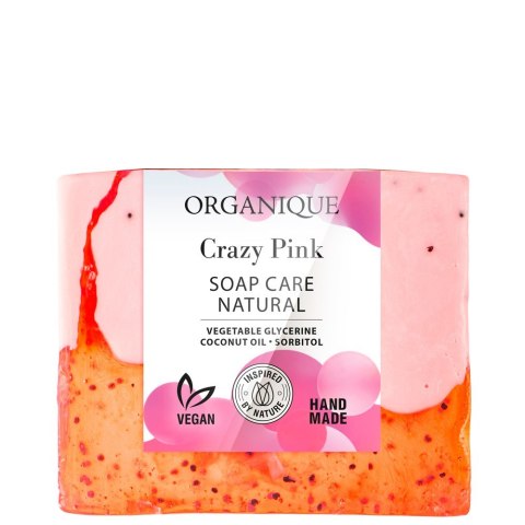ORGANIQUE ORGANIQUE Mydło naturalnie pielęgnujące Crazy Pink 100g