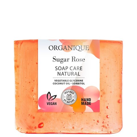 ORGANIQUE ORGANIQUE Mydło naturalnie pielęgnujące Sugar Rose 100g