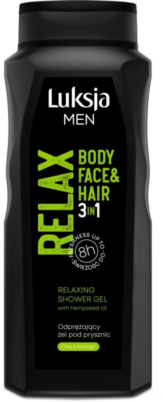 SARANTIS SAR LUKSJA Żel p/prysznic 500ml Men Relax