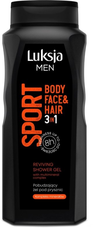 SARANTIS SAR LUKSJA Żel p/prysznic 500ml Men Sport