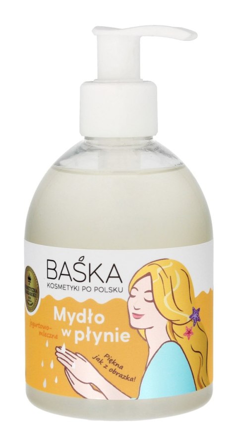 SOLVERX BAŚKA Kosmetyki Po Polsku Jogurtowo-Mleczne Mydło w płynie 250ml