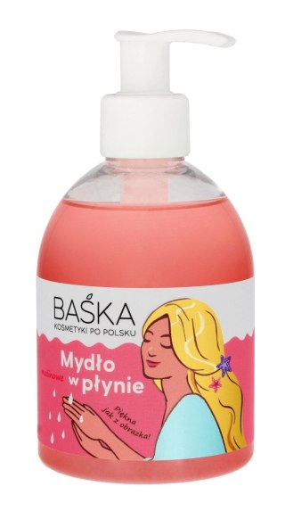 SOLVERX BAŚKA Kosmetyki Po Polsku Malinowe Mydło w płynie 250ml