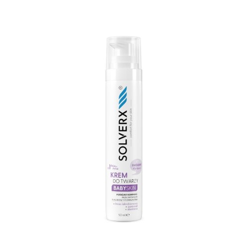 SOLVERX SOLVERX Baby Skin Krem-Emolient do twarzy dla dzieci 50ml