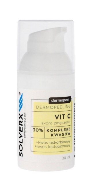 SOLVERX SOLVERX Dermopeel Dermopeeling Vit C - Kompleks Kwasów 30% (askorbinowy,laktobionowy) 30ml