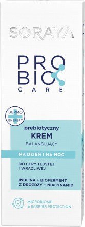 SORAYA SORAYA Probio Care Prebiotyczny Krem balansujący na dzień i noc do cery tłustej i wrażliwej 50ml