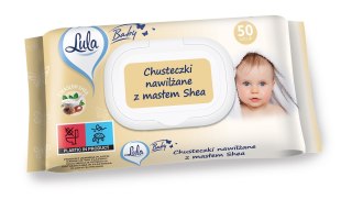 STELLA LULA Baby Chusteczki nawilżane dla niemowląt i dzieci - z masłem Shea 1op.-50szt