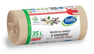 STELLA STELLA Worki na śmieci z uszami VANILLA LATTE 35L 1op.-24szt