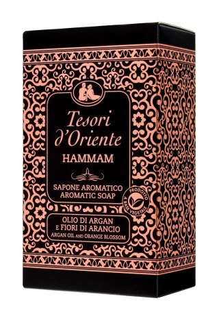 TESORI TESORI D`ORIENTE Aromatyczne Mydło w kostce Hammam - Olej Arganowy & Kwiat Pomarańczy 125g