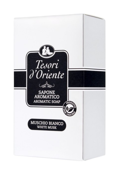 TESORI TESORI D`ORIENTE Aromatyczne Mydło w kostce - Muschio Bianco 125g