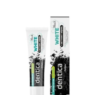 TOLPA TOŁPA Dentica Black White Pasta do zębów z aktywnym węglem wybielająca 75 ml