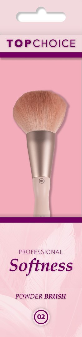 TOP CHOICE TOP CHOICE Professional Pędzel Softness nr 01 - do pudru (30024)