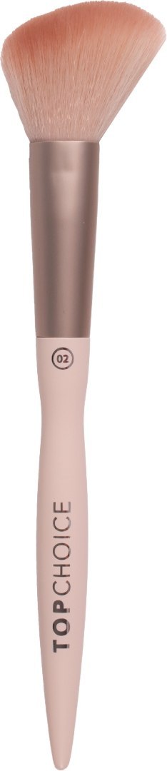 TOP CHOICE TOP CHOICE Professional Pędzel Softness nr 02 - do różu,bronzera i rozświetlacza (30031)