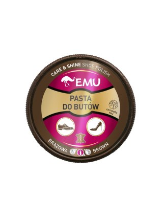 VACO EMU Pasta do butów - brązowa 50ml