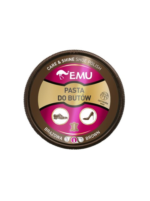 VACO EMU Pasta do butów - brązowa 50ml