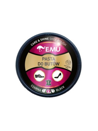 VACO EMU Pasta do butów - czarna 50ml