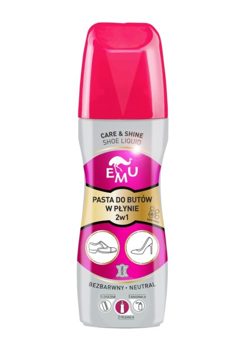 VACO EMU Pasta do butów w płynie 2w1 - bezbarwna 75ml