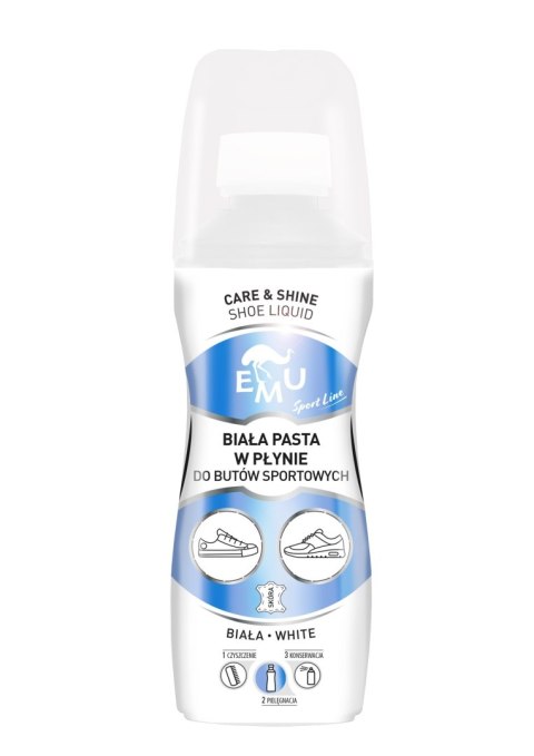 VACO EMU Sport Line Biała Pasta w płynie do butów sportowych 75ml