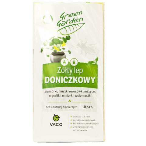 VACO VACO Green Garden Żółty Lep doniczkowy 1op.-10szt