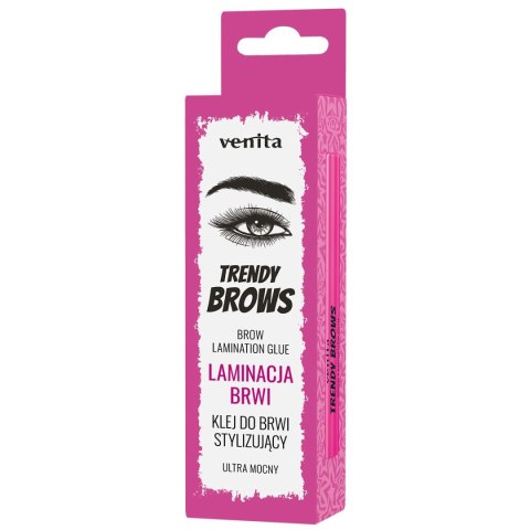 VENITA VENITA Trendy Brows Laminacja Brwi - Klej do brwi stylizujący ultra mocny 8g