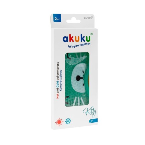 AKUKU AKUKU Kompres żelowy na gorączkę i bóle Kotek (a0250)