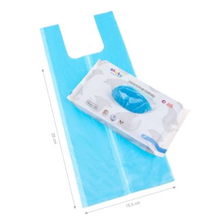 AKUKU AKUKU Woreczki pachnące na zużyte pieluszki (a0011) 1 op. - 100 szt.