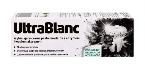 ART.ROZNE MK ULTRABLANC Wybielająca czarna Pasta do zębów z węglem 75 ml