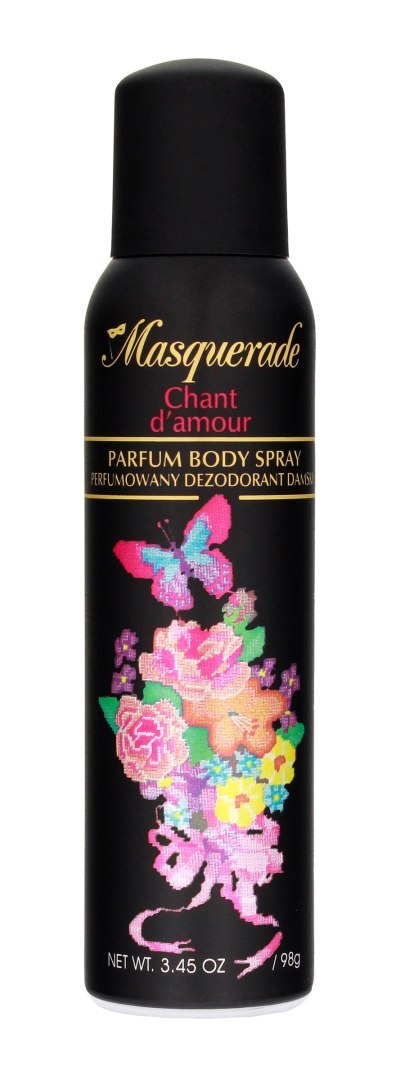 ART.ROZNE MK W MASKARADA DEO 150ML CHANT D AMOUR czarna