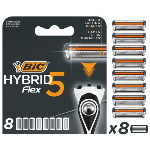 BIC BIC Hybrid Flex 5 Wkłady do maszynki - blister 1op.8szt