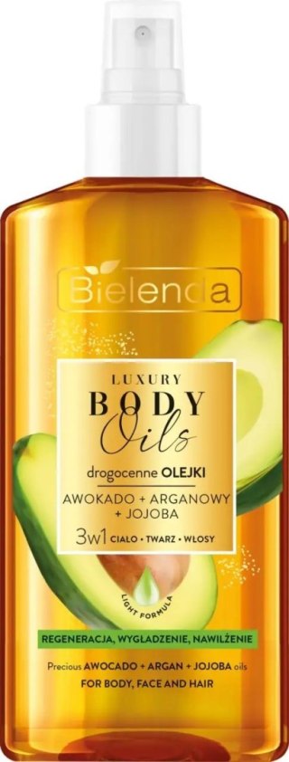BIELENDA BIELENDA Luxury Body Oil Olejek 3w1 Awokado+Argan 150 ml