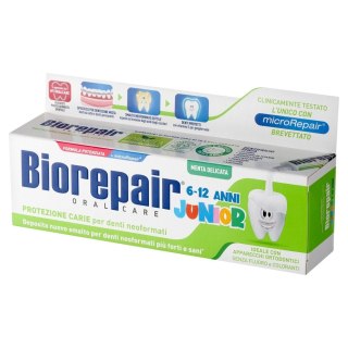 BLANX BIOREPAIR Junior 6-12 lat Pasta do zębów bez fluoru 75 ml