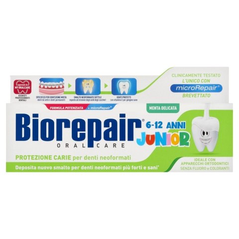 BLANX BIOREPAIR Junior 6-12 lat Pasta do zębów bez fluoru 75 ml