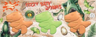 CHLAPU CHLAP CHLAPU CHLAP Musująca kula do kąpieli - dinozaury 3 x 70 g