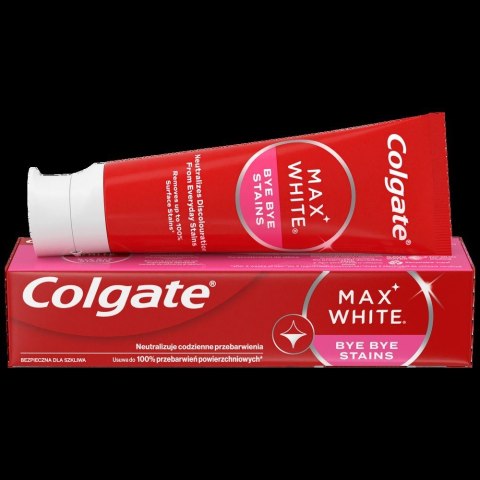 COLGATE COL JU PASTA 75ml Max White Bye Bye Stains