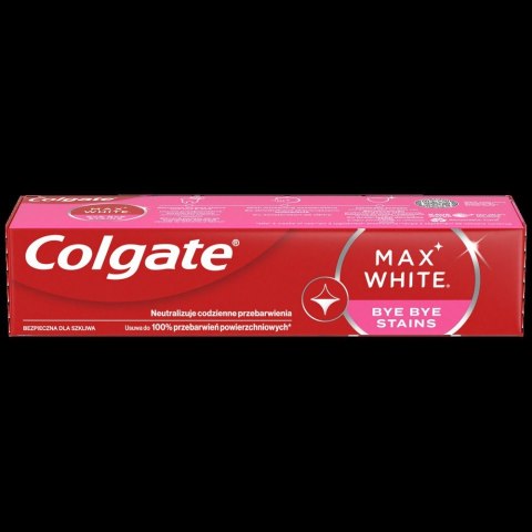 COLGATE COL JU PASTA 75ml Max White Bye Bye Stains