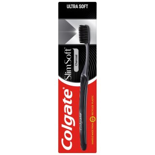 COLGATE COLGATE Szczoteczka do zębów Slim Soft Charcoal - ultra soft
