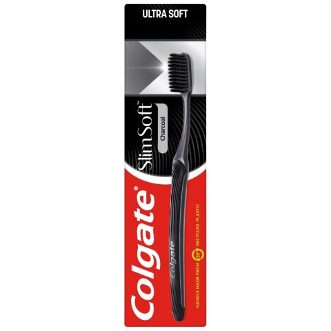 COLGATE COLGATE Szczoteczka do zębów Slim Soft Charcoal - ultra soft